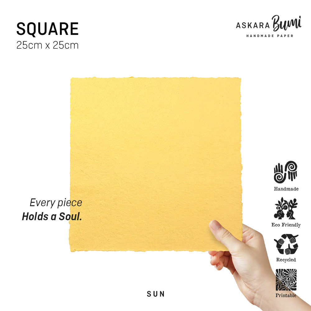 Kertas Handmade Daur Ulang Sun