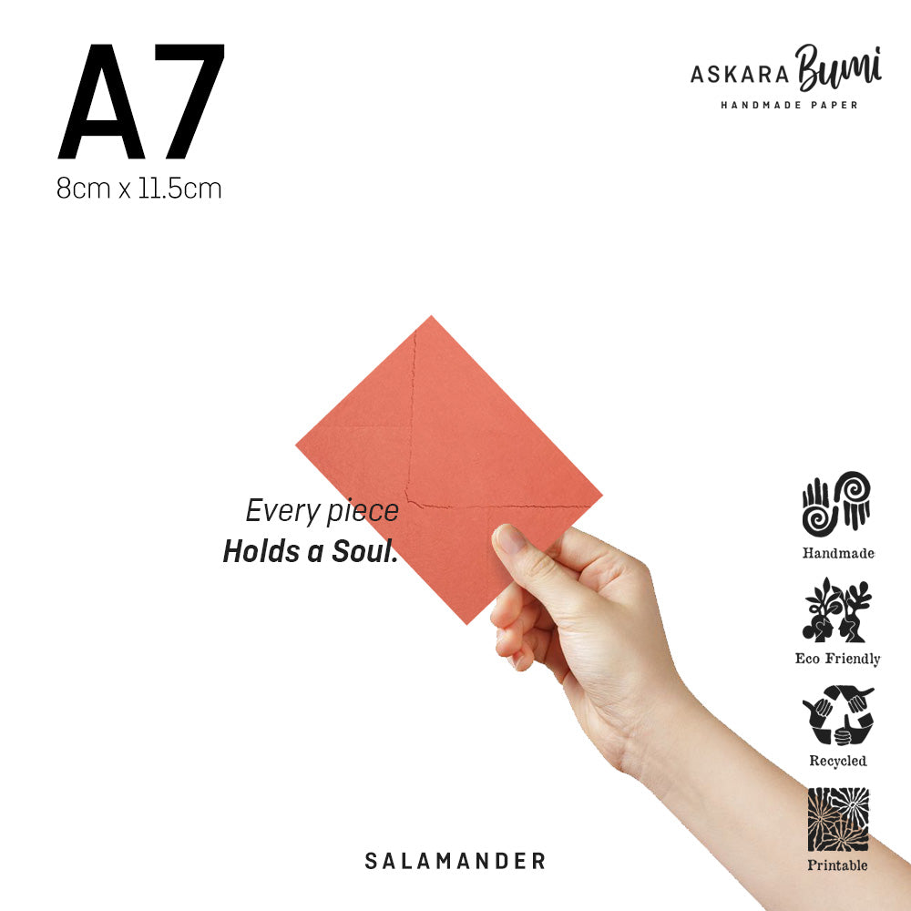 Amplop Handmade Daur Ulang Salamander