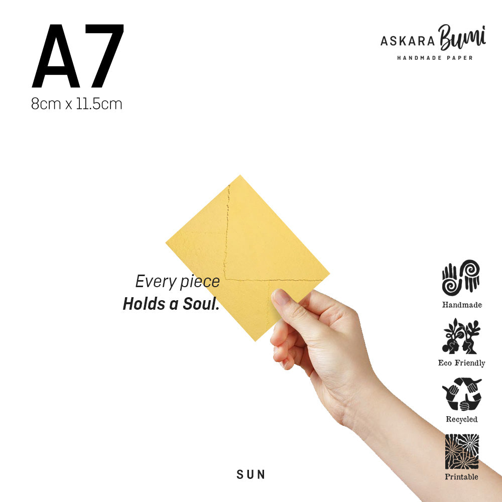 Amplop Handmade Daur Ulang Sun