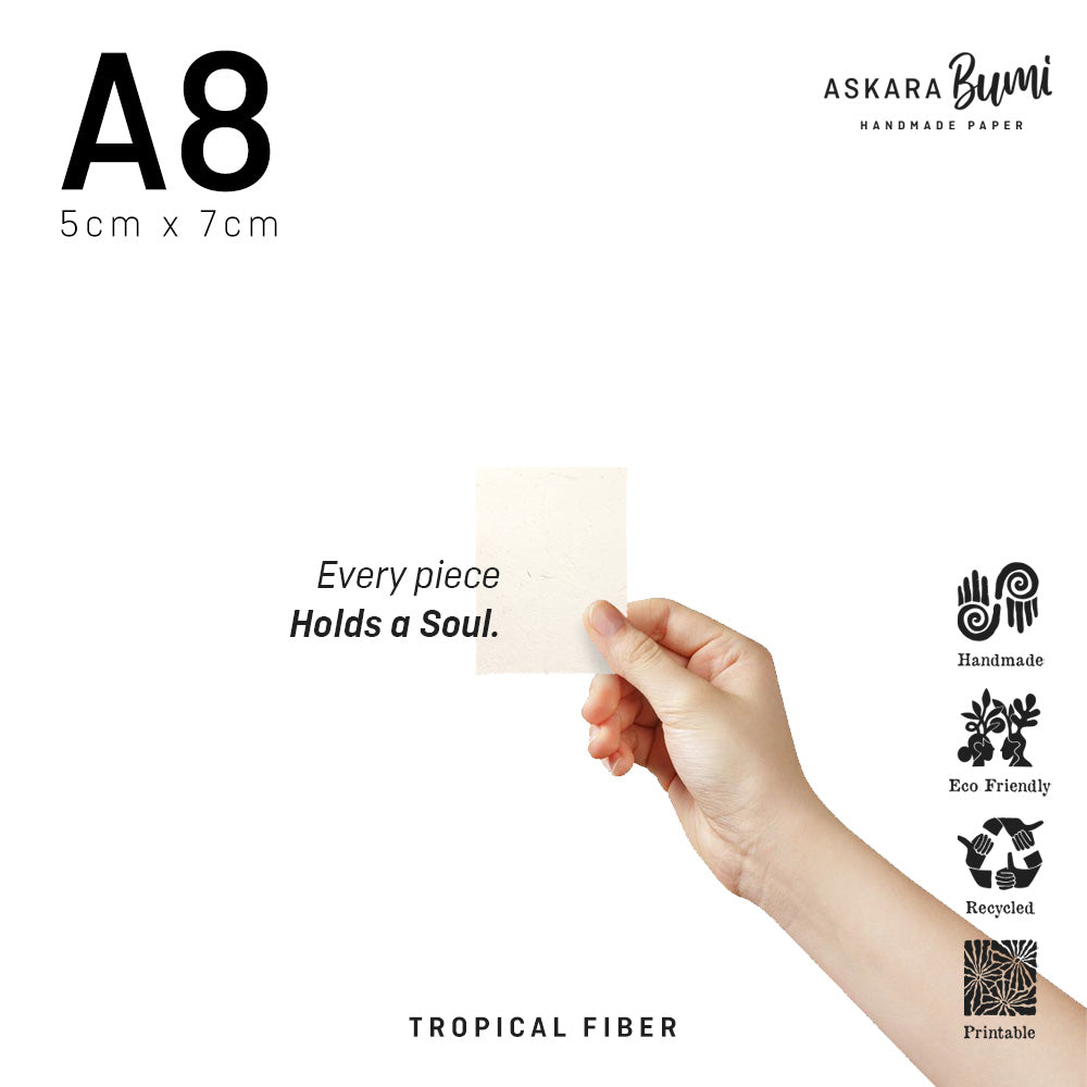 Kertas Handmade Daur Ulang Tropical Fiber