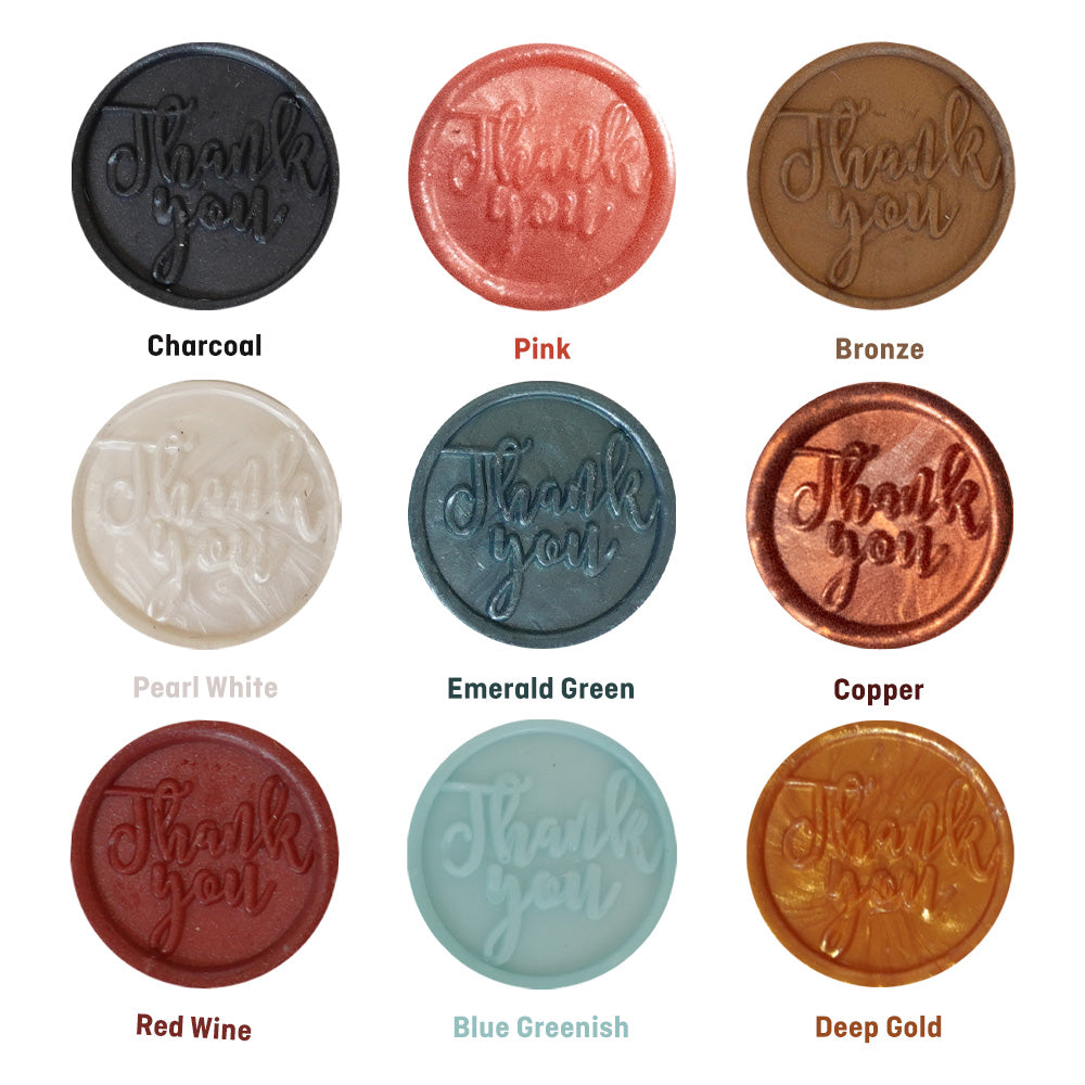 Seal Wax Coin Handmade - Ready to Use (Sudah Termasuk Double Tape)