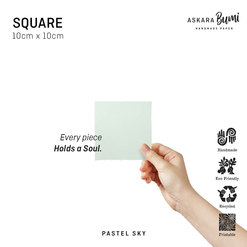 Kertas Handmade Daur Ulang Pastel Sky