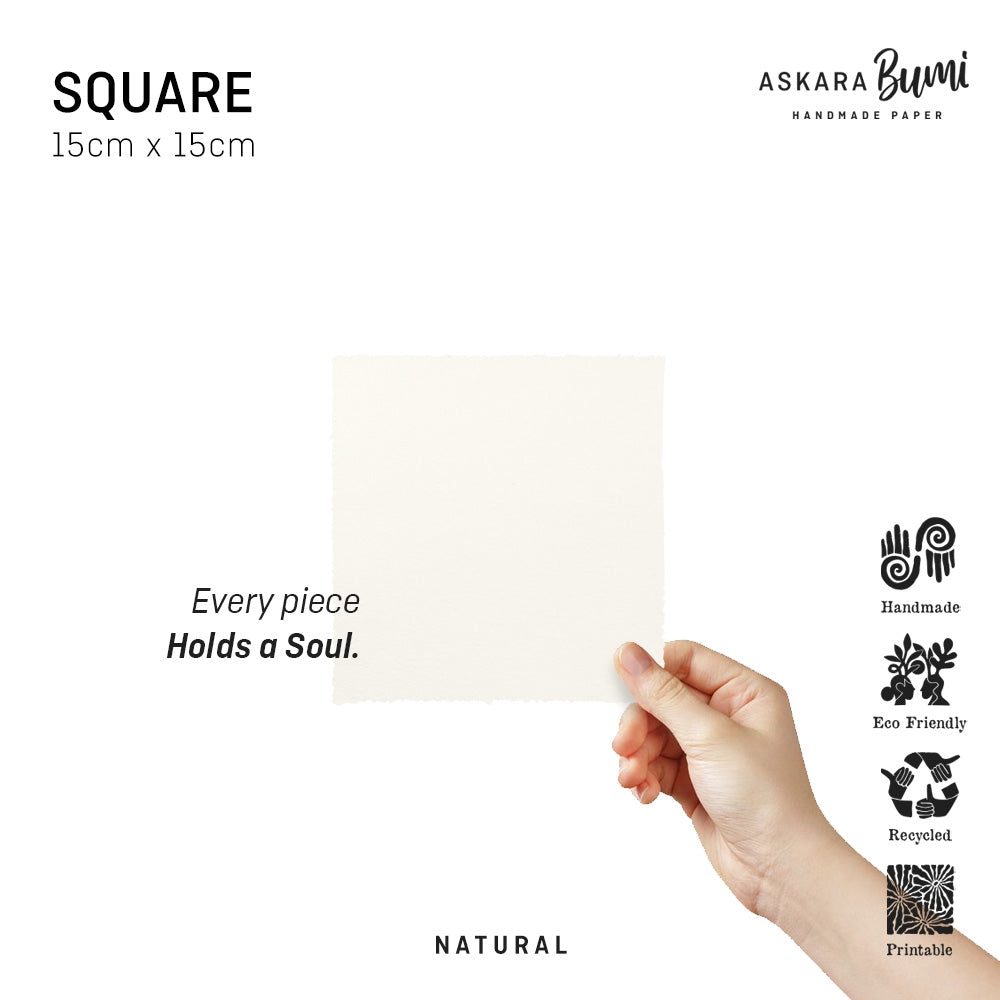 Kertas Handmade Daur Ulang Natural
