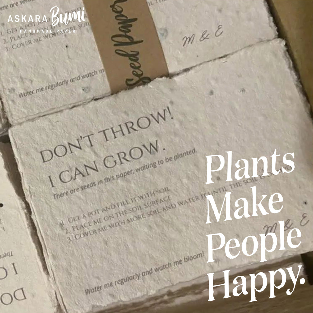 Kertas Benih Plantable Seed Paper