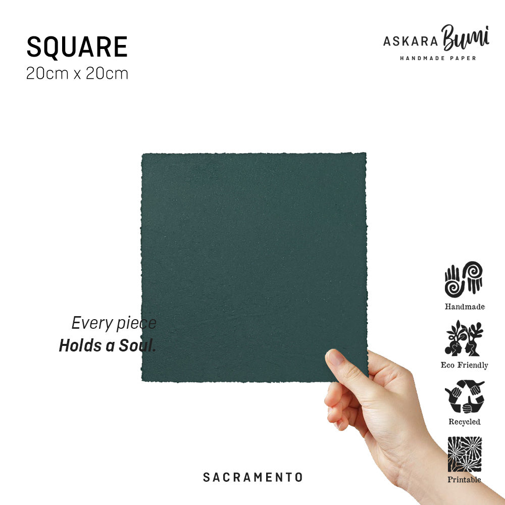 Kertas Handmade Daur Ulang Sacramento