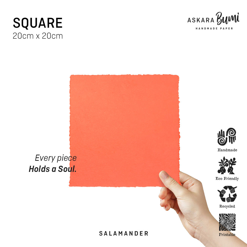 Kertas Handmade Daur Ulang Salamander