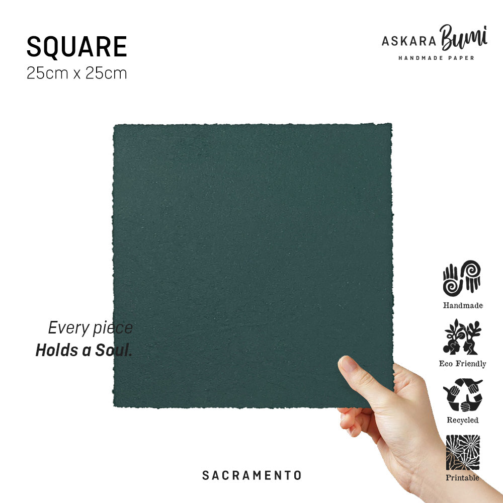 Kertas Handmade Daur Ulang Sacramento