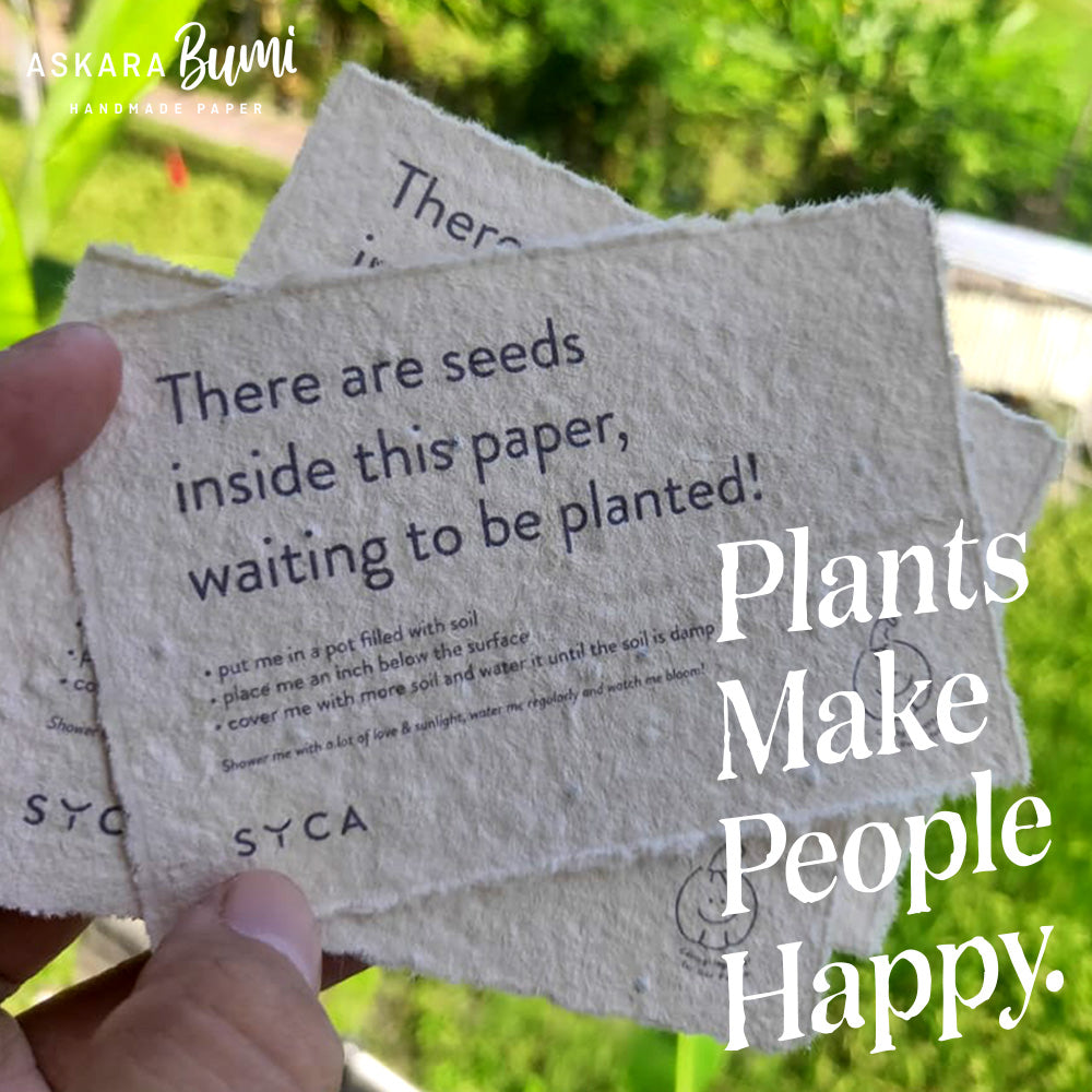 Kertas Benih Plantable Seed Paper