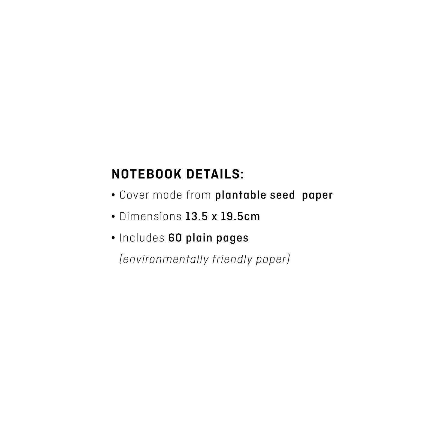 Buku Benih Plantable Seed Notebook