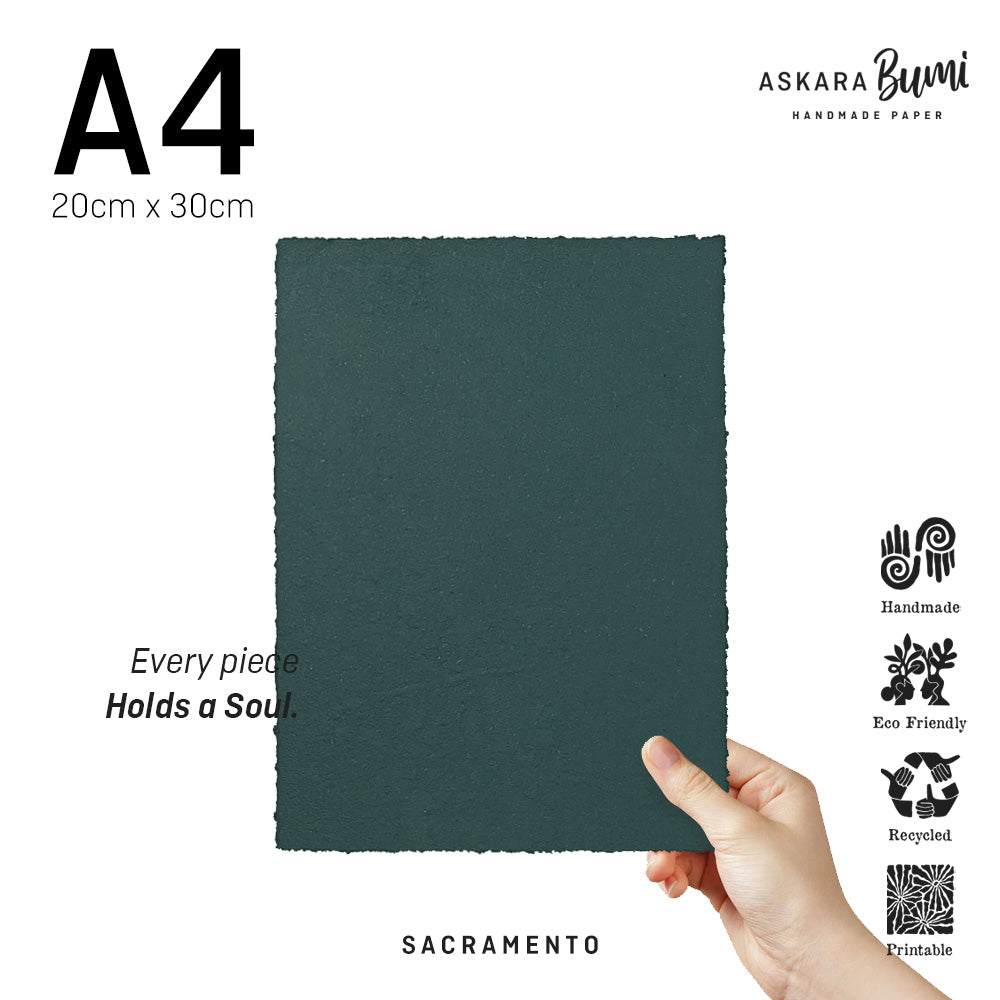 Kertas Handmade Daur Ulang Sacramento