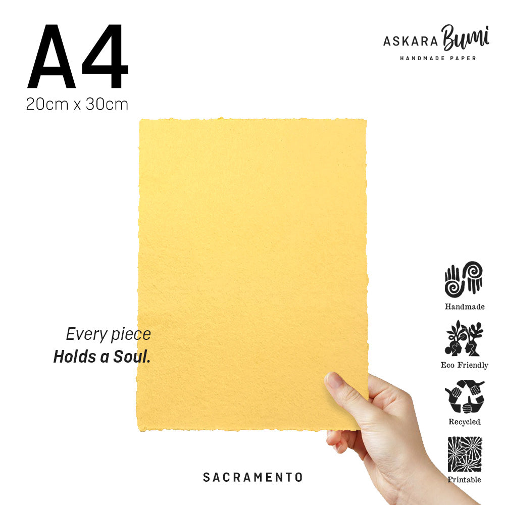 Kertas Handmade Daur Ulang Sun