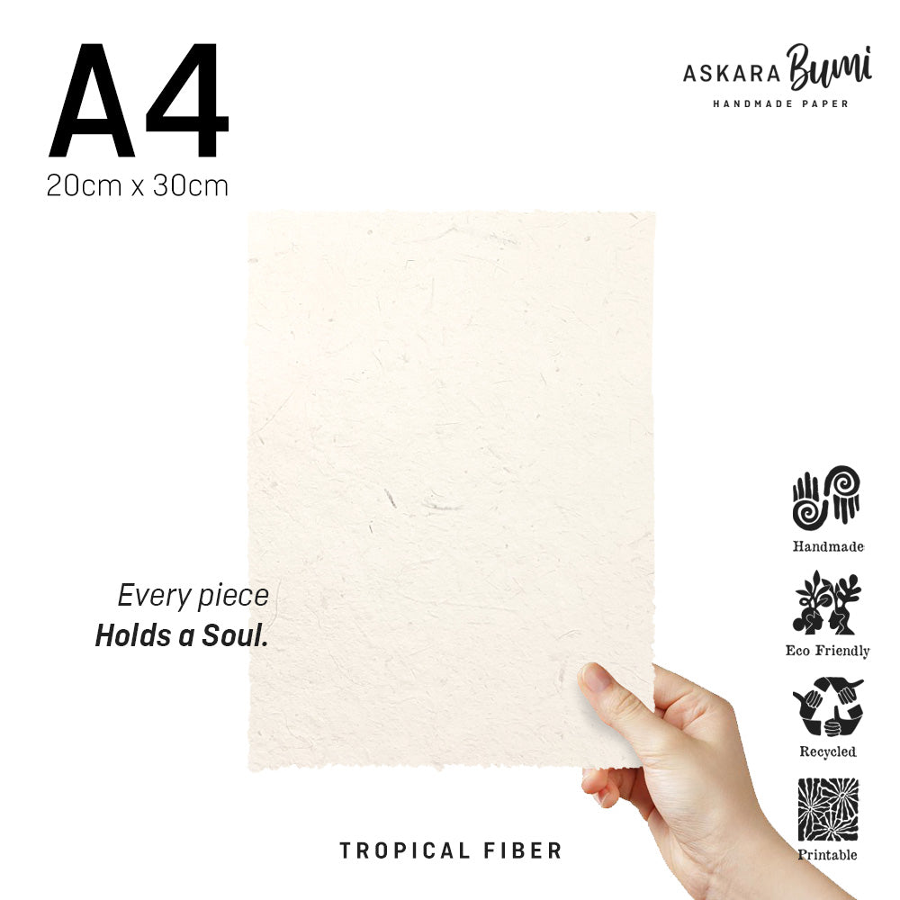 Kertas Handmade Daur Ulang Tropical Fiber