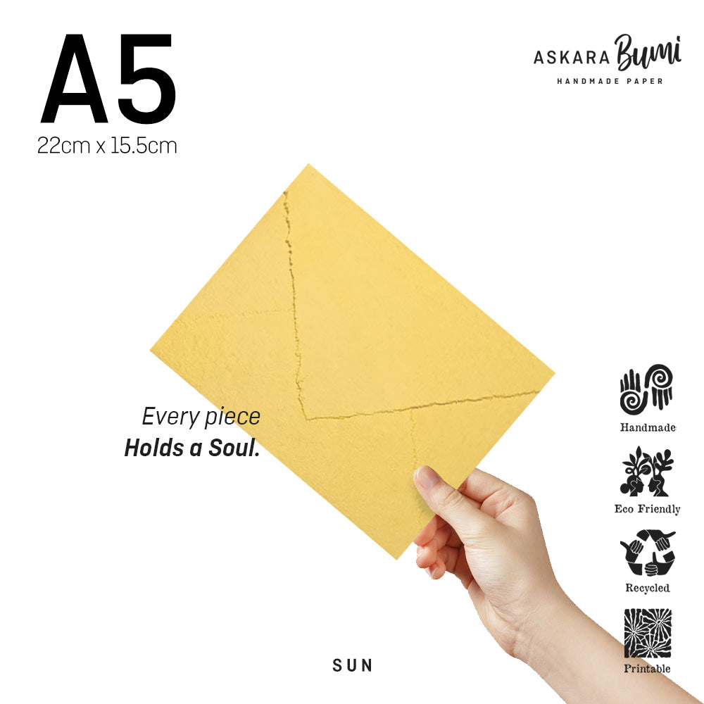 Amplop Handmade Daur Ulang Sun