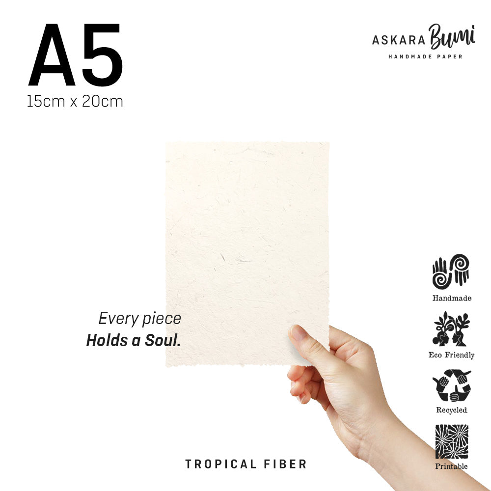 Kertas Handmade Daur Ulang Tropical Fiber