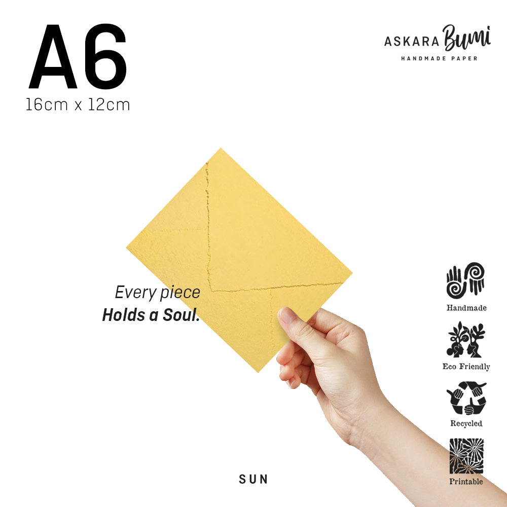 Amplop Handmade Daur Ulang Sun