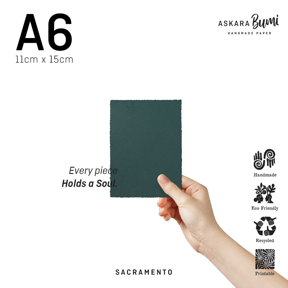 Kertas Handmade Daur Ulang Sacramento