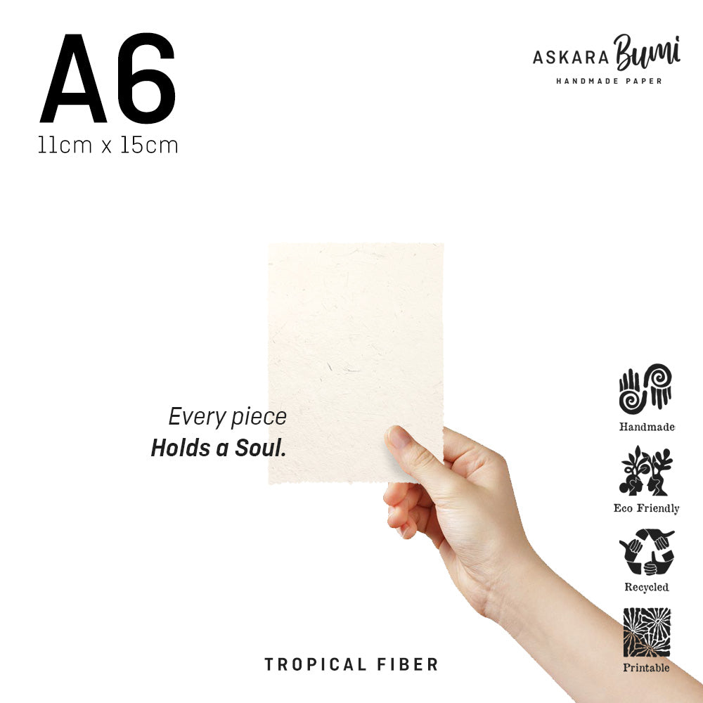 Kertas Handmade Daur Ulang Tropical Fiber