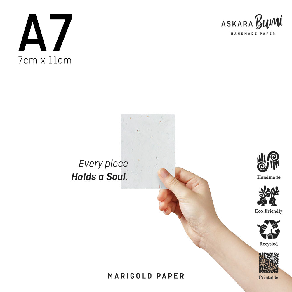 Kertas / Amplop Handmade Daur Ulang Marigold