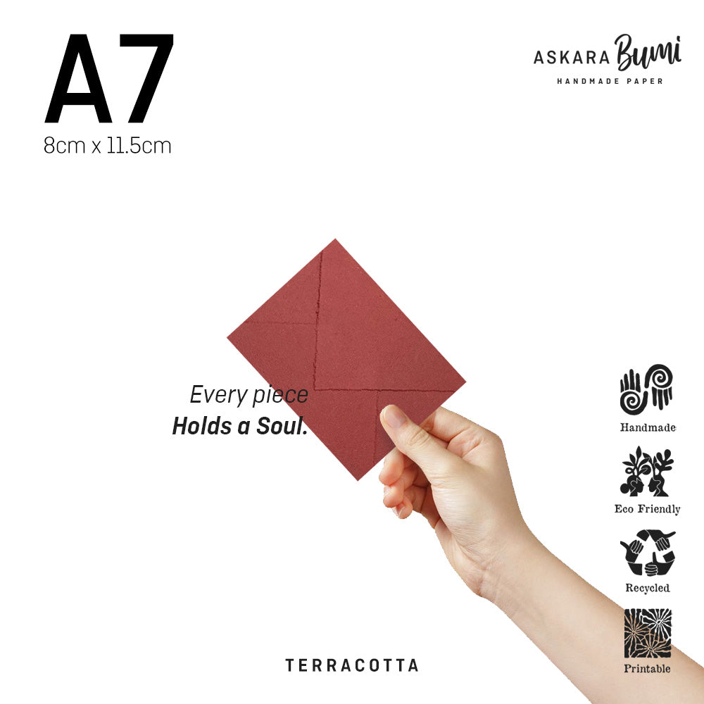 Amplop Handmade Daur Ulang Terracotta