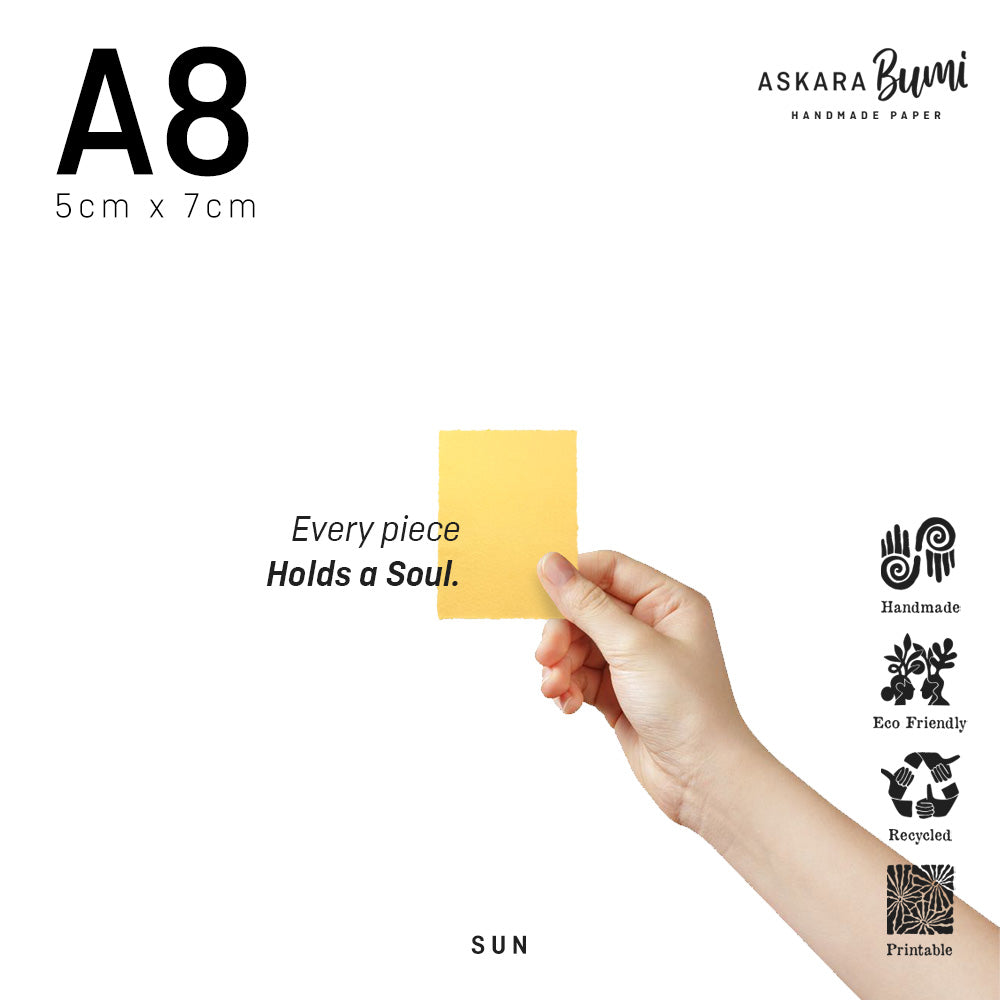 Kertas Handmade Daur Ulang Sun