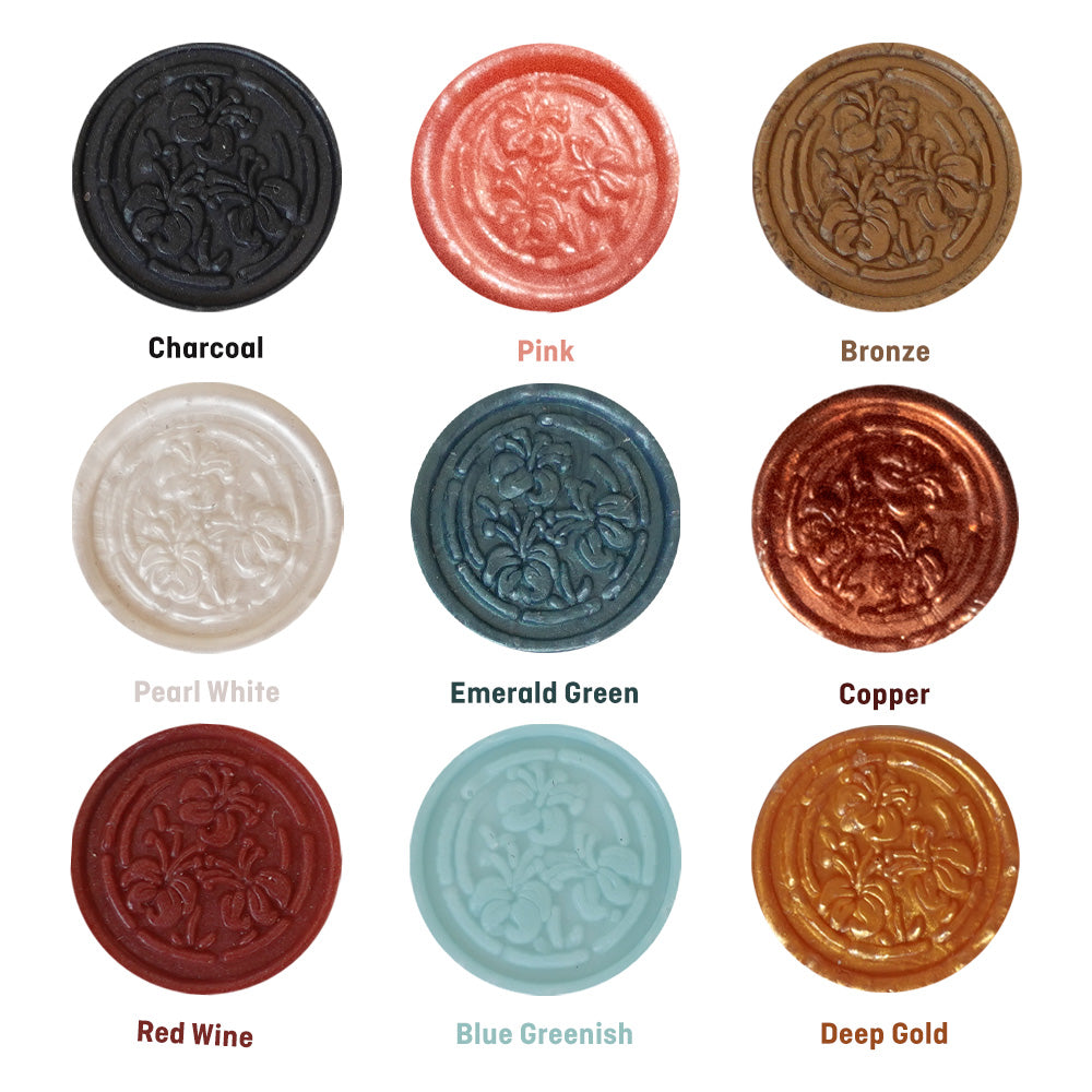 Seal Wax Coin Handmade - Ready to Use (Sudah Termasuk Double Tape)