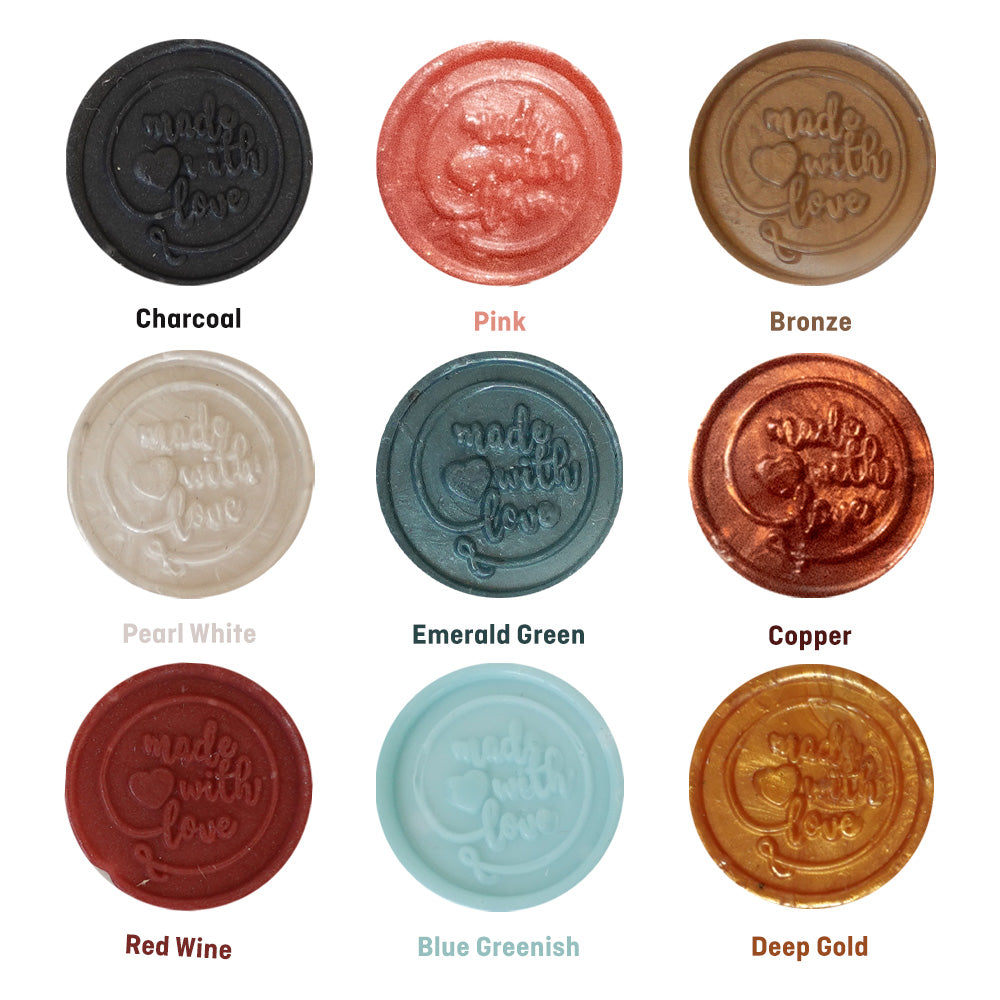 Seal Wax Coin Handmade - Ready to Use (Sudah Termasuk Double Tape)