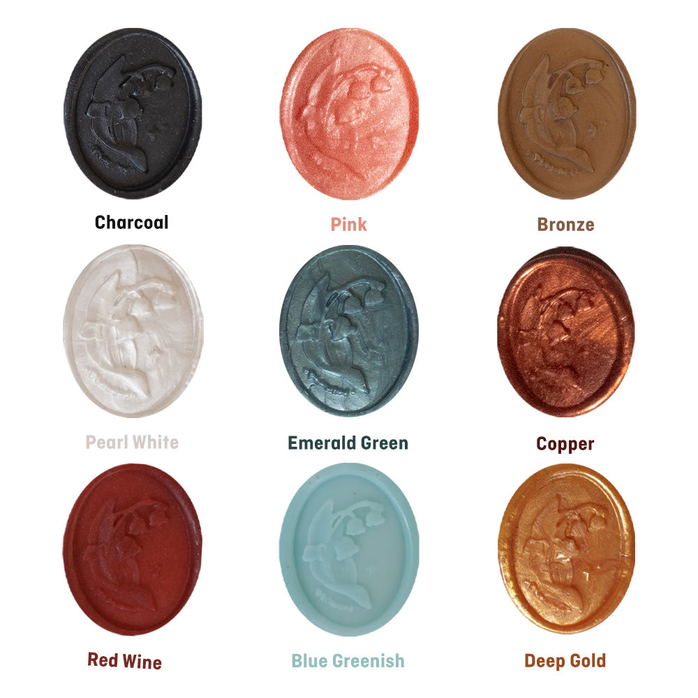 Seal Wax Coin Handmade - Ready to Use (Sudah Termasuk Double Tape)