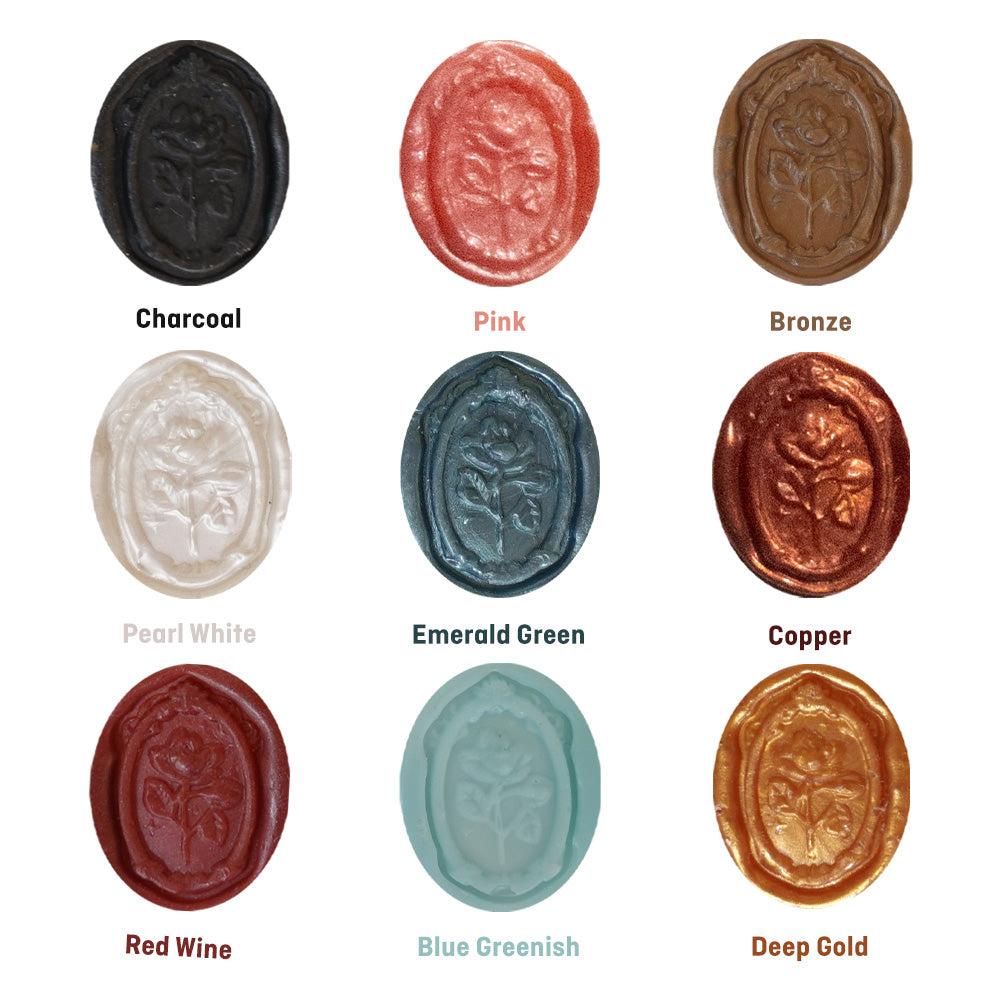 Seal Wax Coin Handmade - Ready to Use (Sudah Termasuk Double Tape)