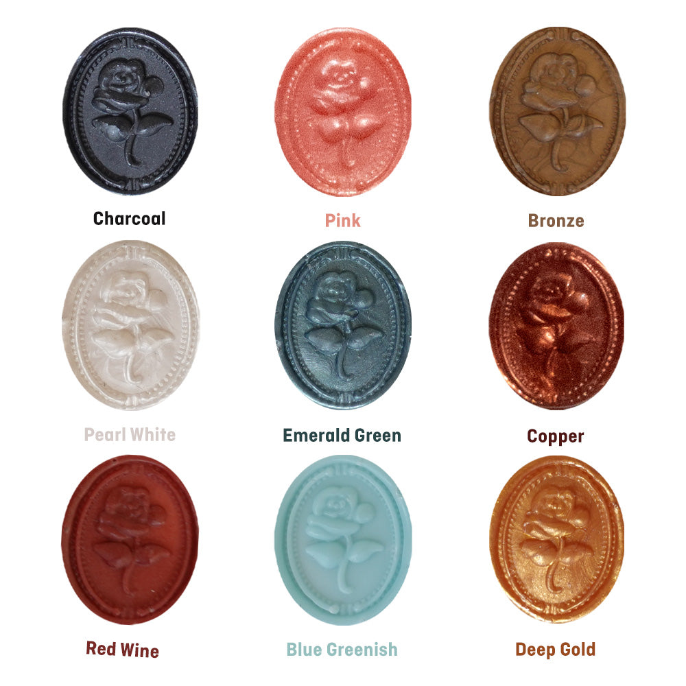 Seal Wax Coin Handmade - Ready to Use (Sudah Termasuk Double Tape)