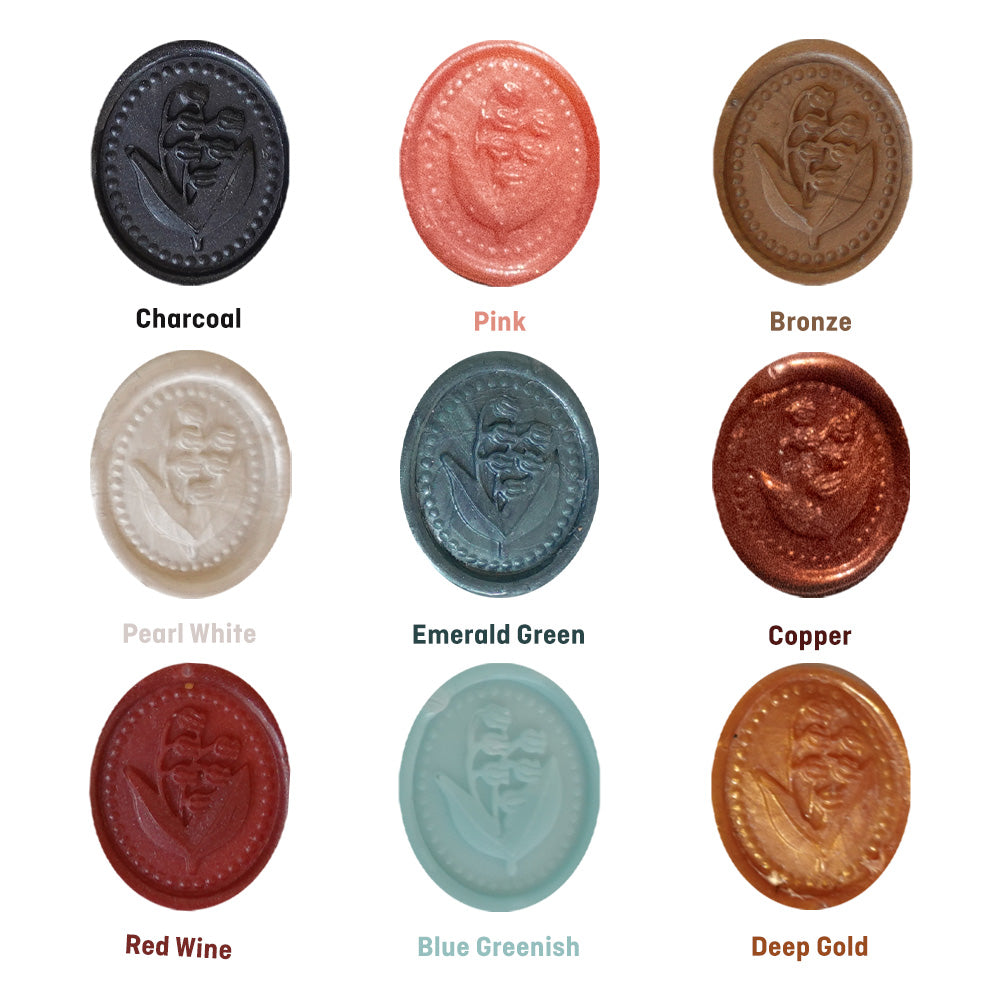 Seal Wax Coin Handmade - Ready to Use (Sudah Termasuk Double Tape)